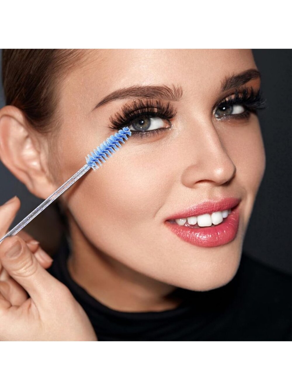 200 Pcs Mascara Wands & Spoolies Set | Colorful Eyelash Extension Tools - Picture 5 of 7